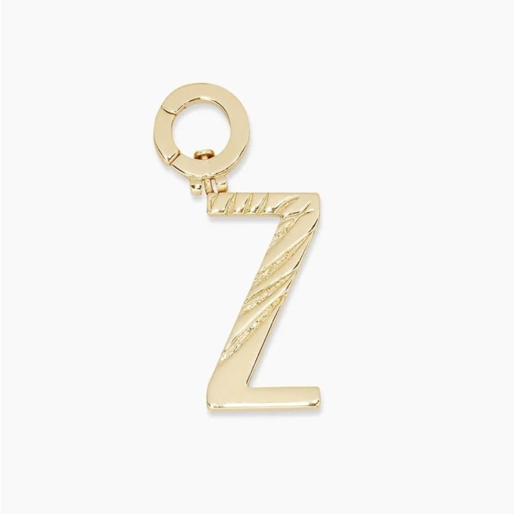 Gorjana‎ New Parker Initial Z Charm 18k Gold Plated Brass